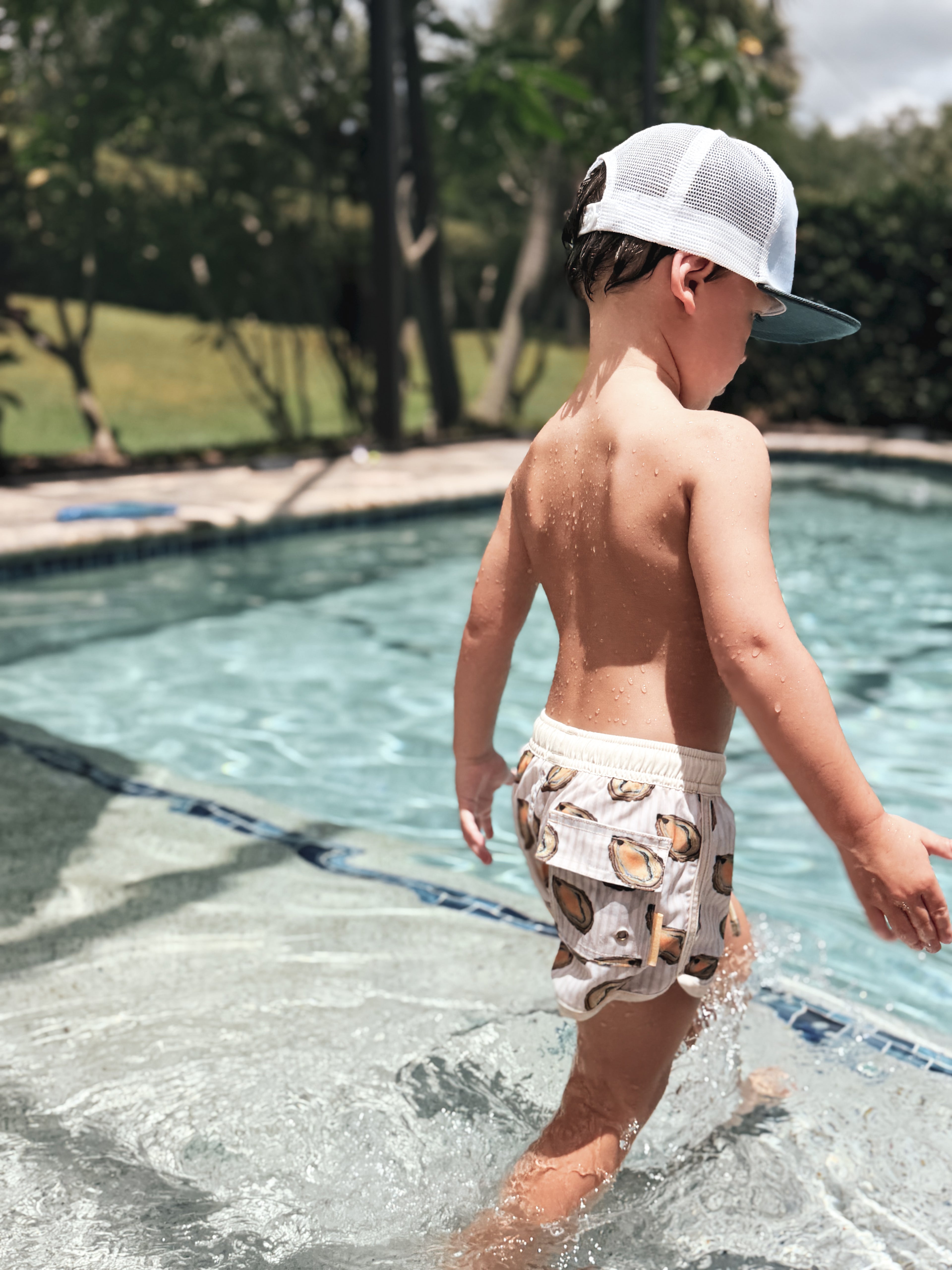 Oyster Swim Trunks