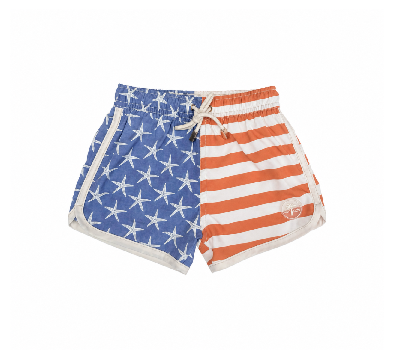 Starfish & Stripes Swim Trunks