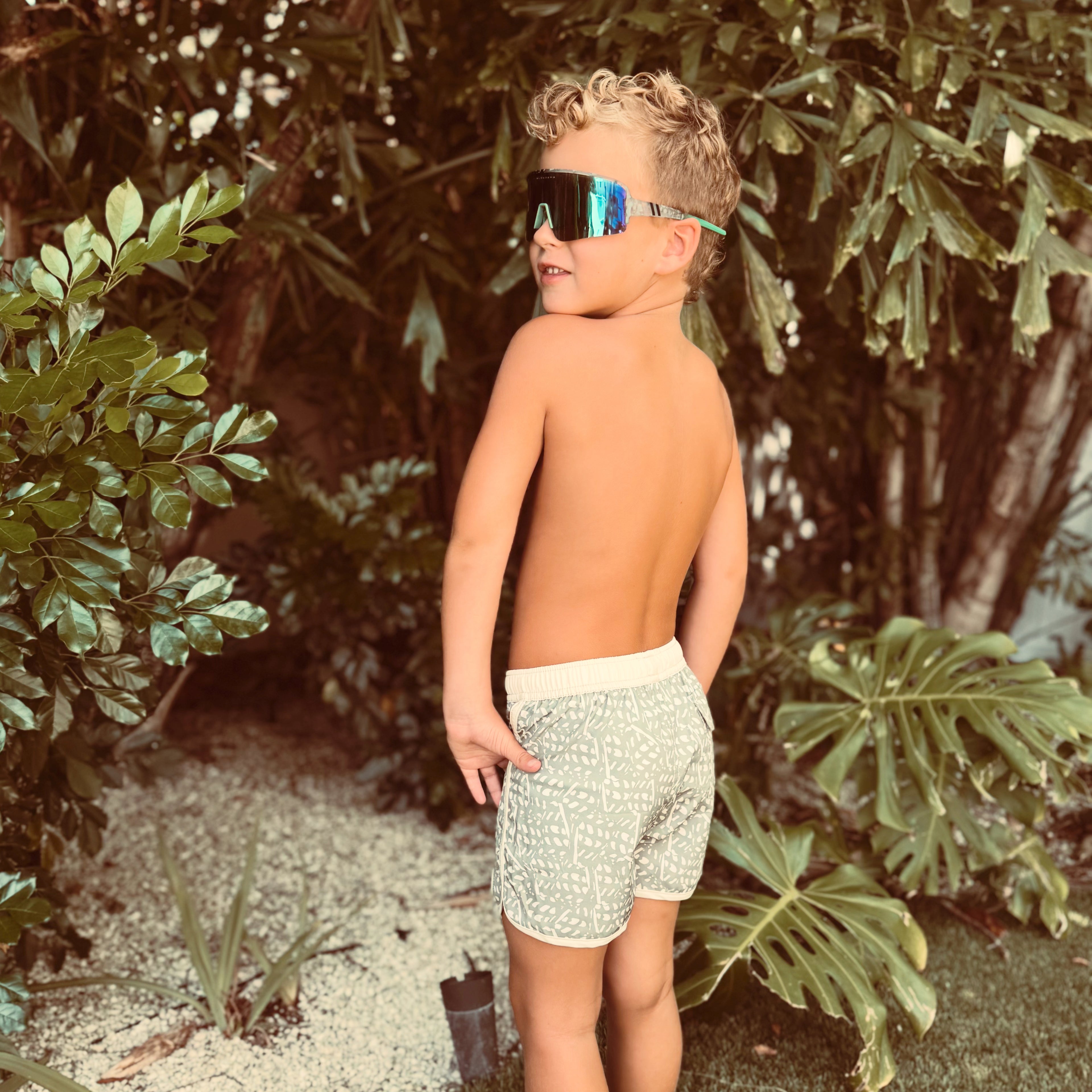 Cone Shell Swim Trunks