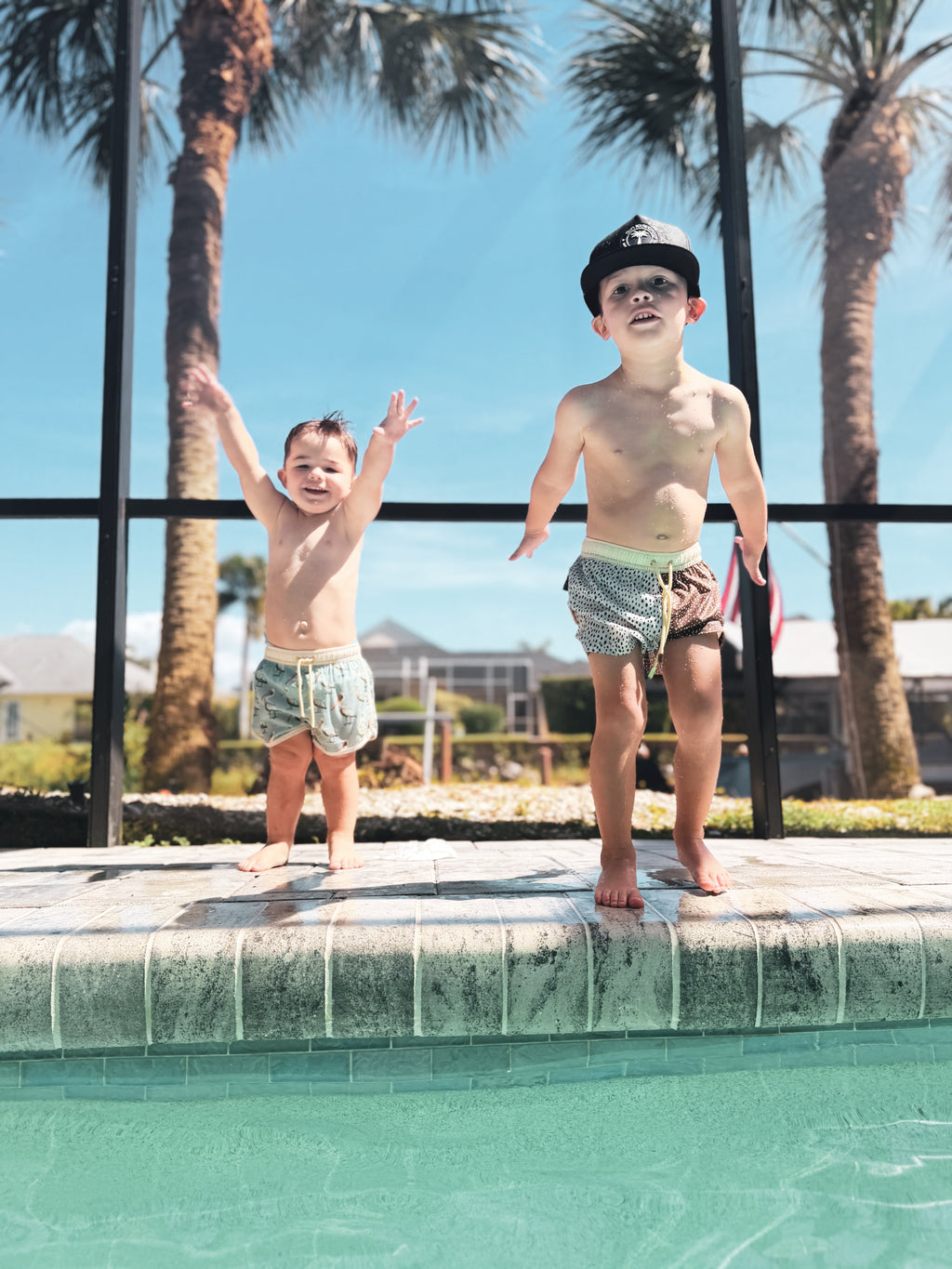 Wild Dot Swim Trunks