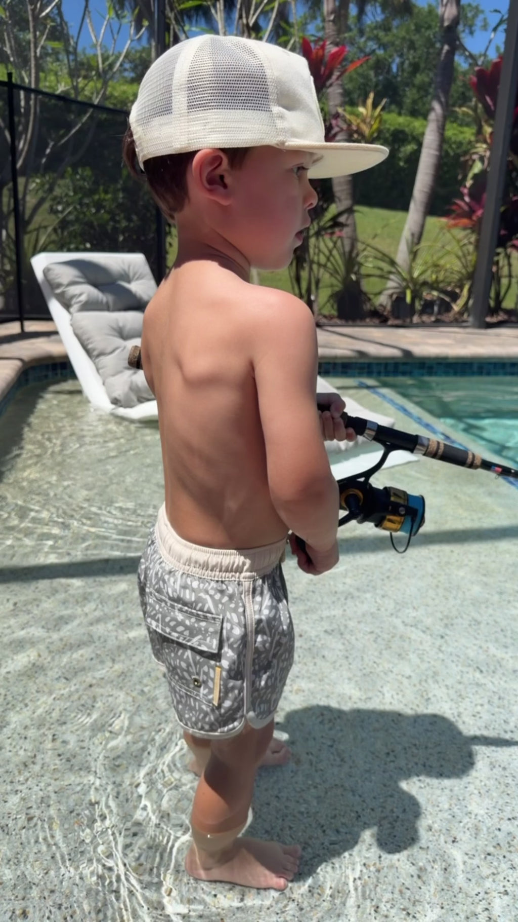 Cone Shell Swim Trunks